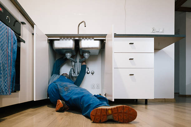 Professional Drain Cleaning technician working in Elkton, VA